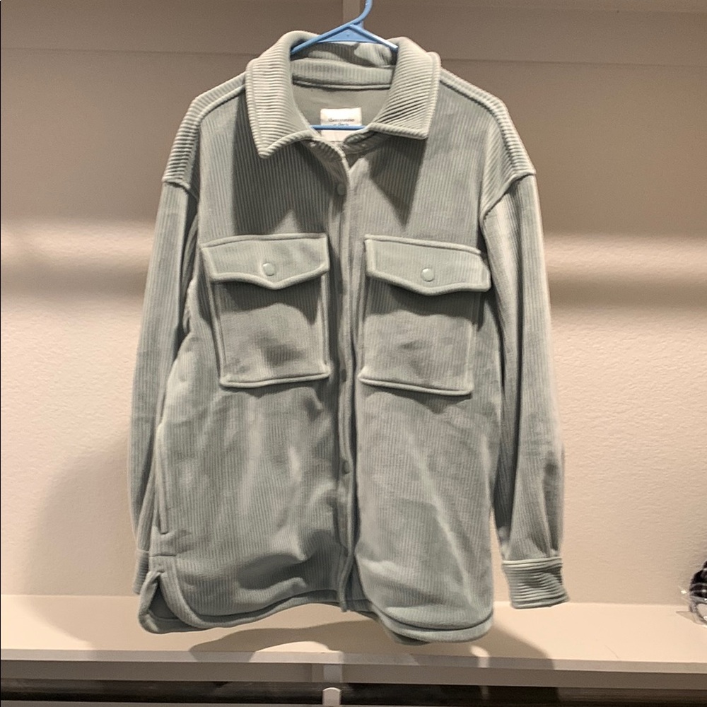 Abercrombie Lightweight Shacket with Relaxed Fit